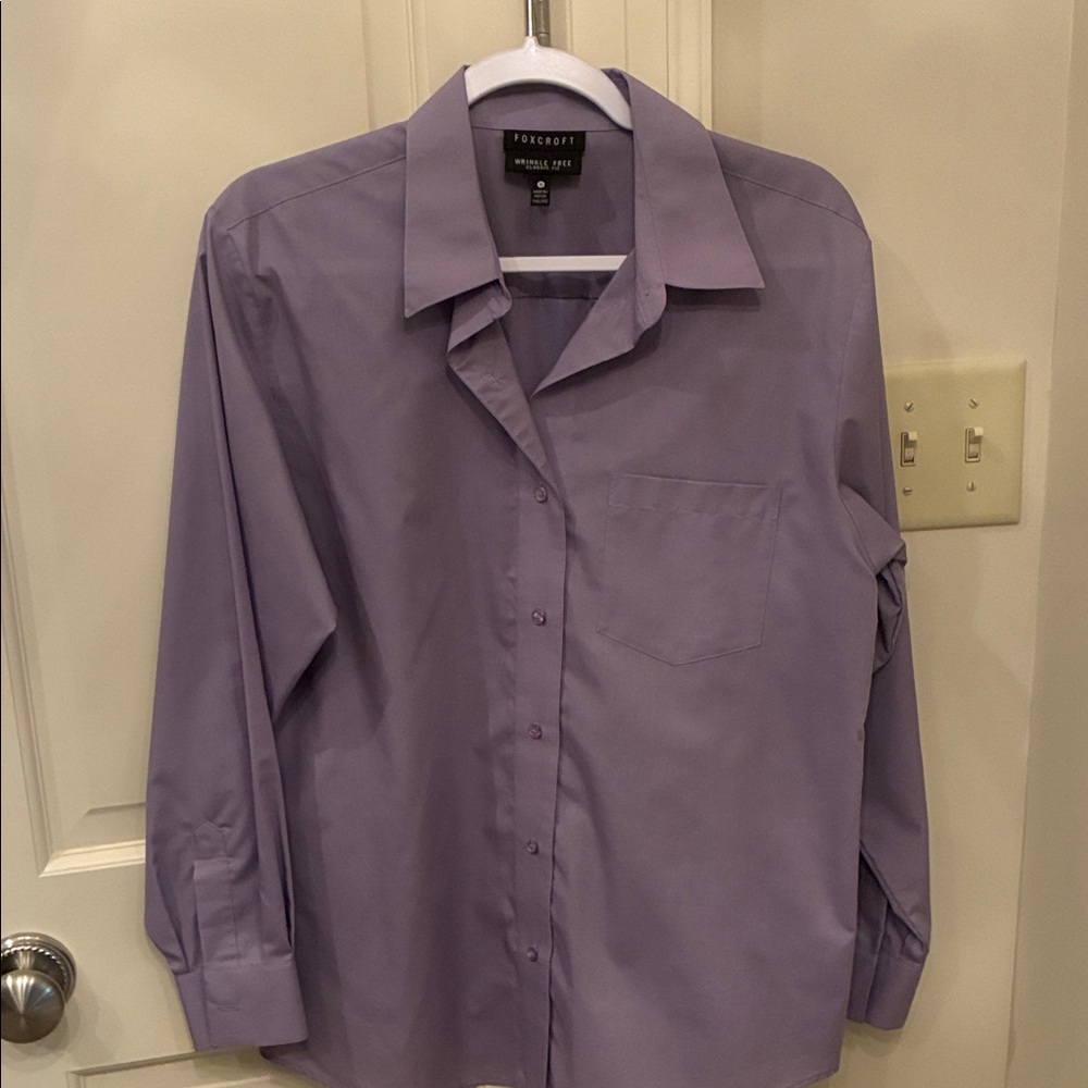 Foxcroft wrinkle free shirt/ top
